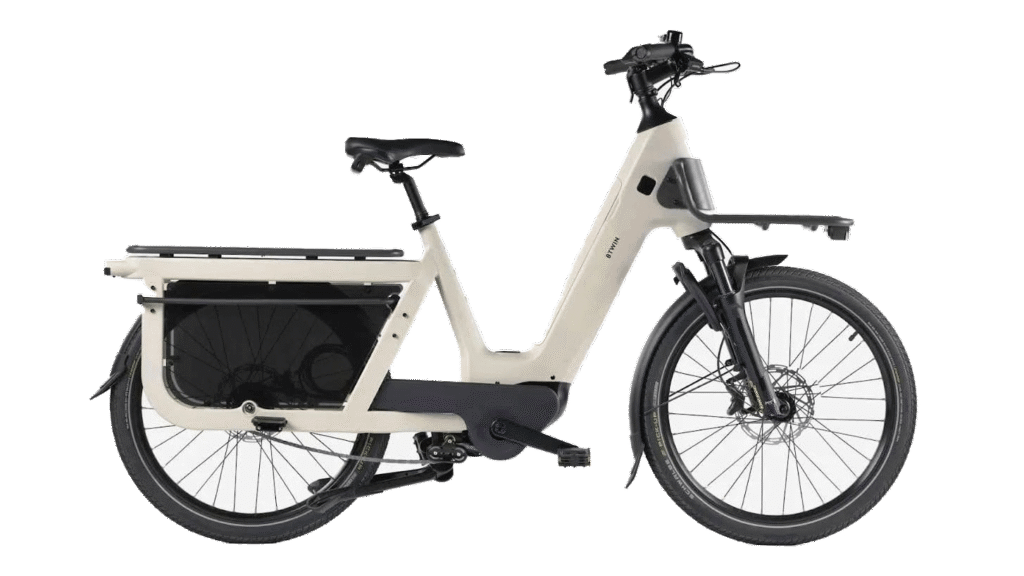 Btwin E Two 900 velo cargo compact electrique Decathlon