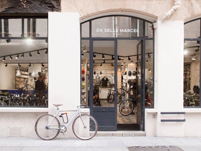 Magasin En Selle Marcel de Paris quartier Montorgueil